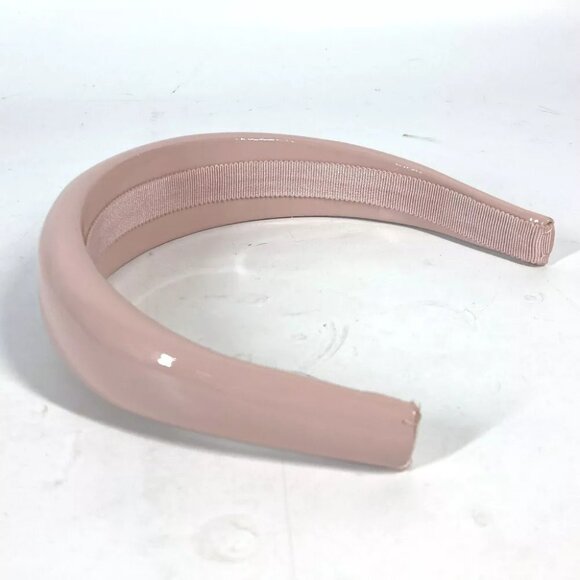 MIUMIU 5IH025 logo Hair band head band Katyusha enamel pink - Picture 12 of 16